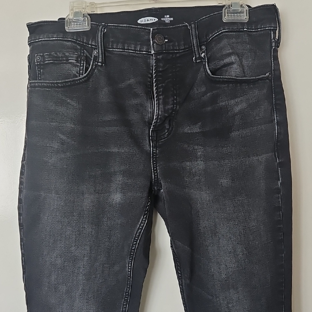 Old Navy Men's Black Slim Jeans